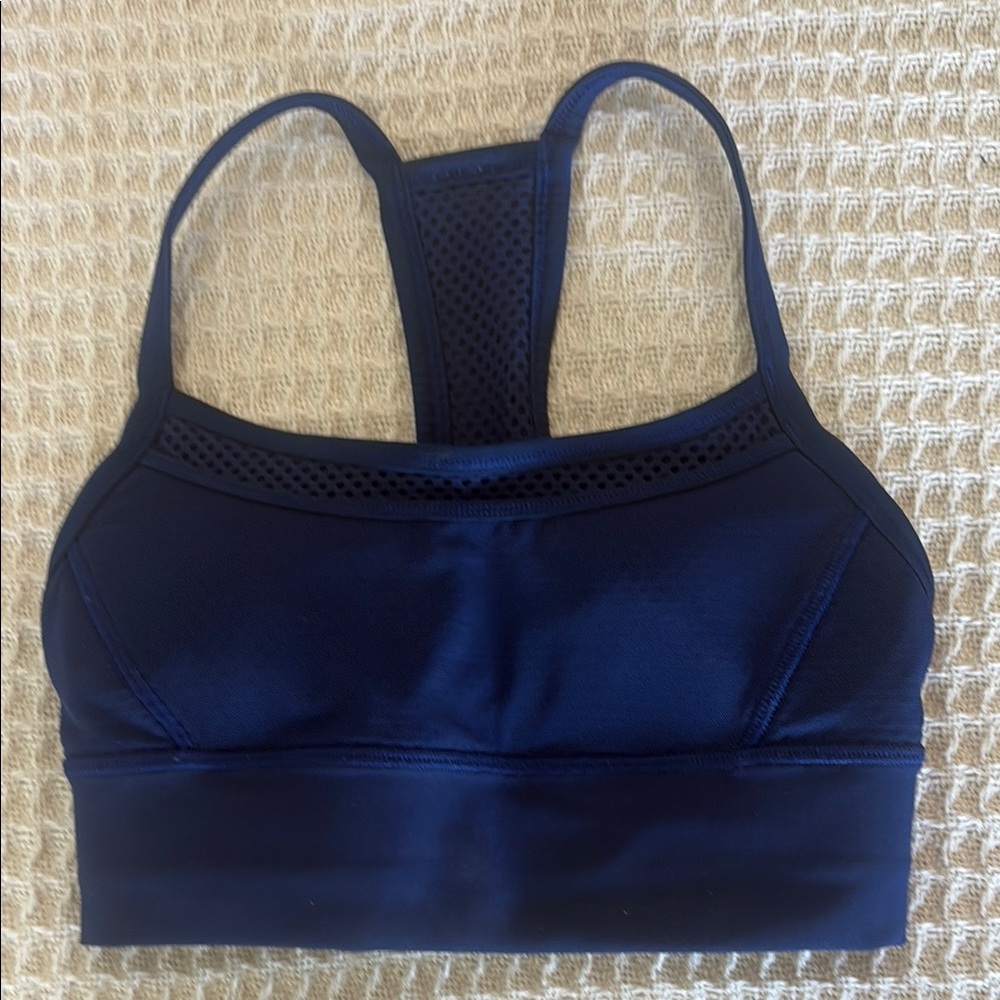 Lululemon Athletica Blue Racerback Sports Bra